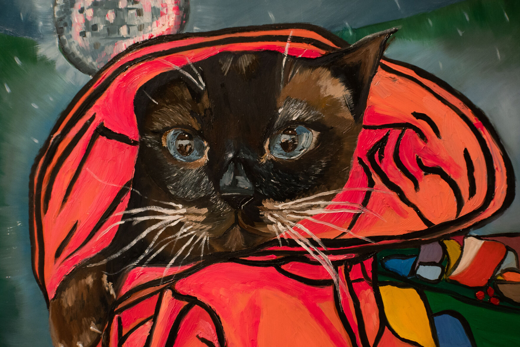 Celeste Barnes' "Disco Cat"